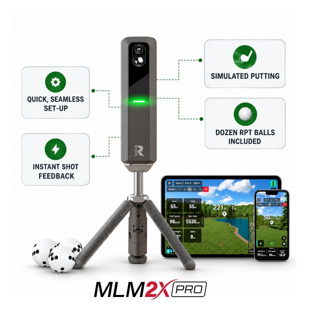 RAPSODO - RAPSODO MLM2XPRO Golf Launch Monitor & Simulator | เครื่องวิเคราะห์การตีกอล์ฟ 15 Metrics พร้อมระบบ Putting - The Agora Bangkok