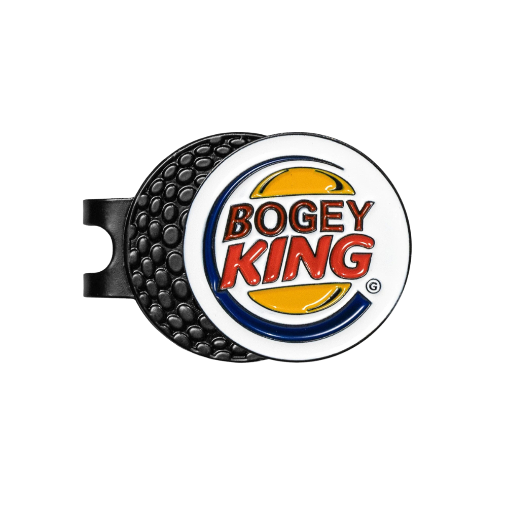 GOLF GODS Metal Hat Clip Golf Ball Marker- Bogey King