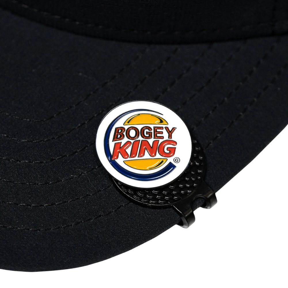 GOLF GODS Metal Hat Clip Golf Ball Marker- Bogey King