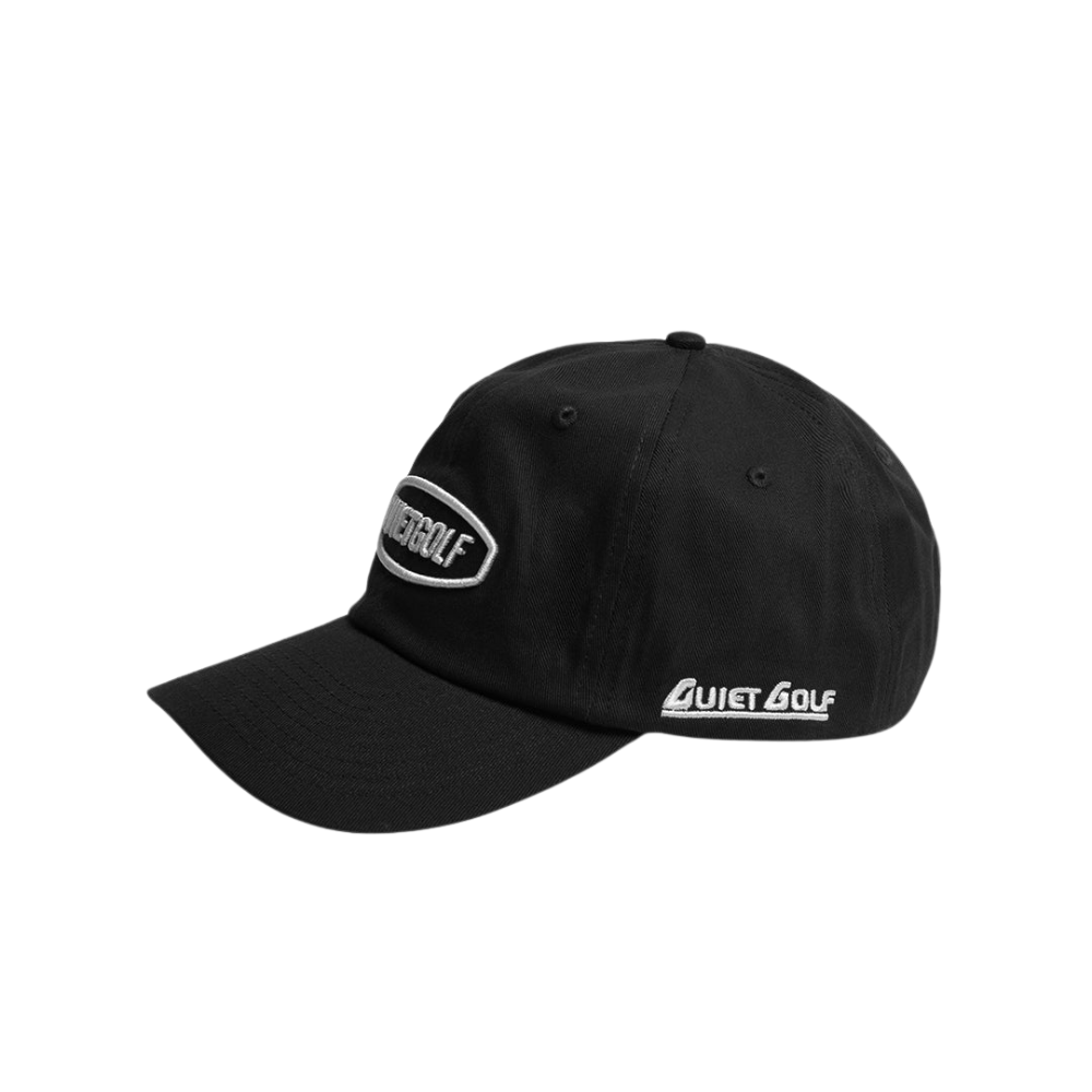 QUIET GOLF QG Tour Hat Black Side View