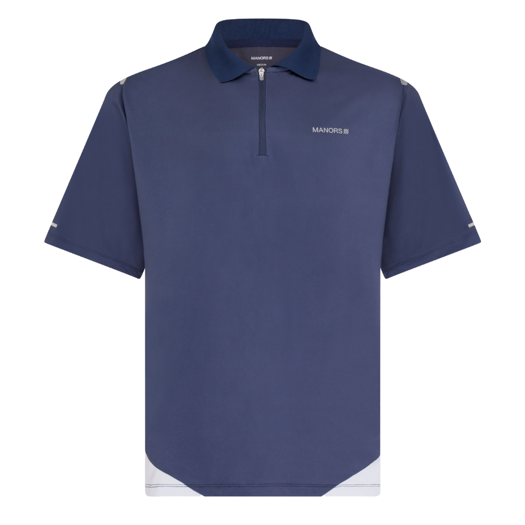 MANORS Men's Frontier Quarter Zip Polo