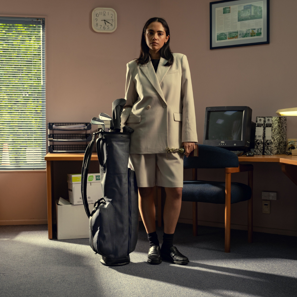 HIROKI GOLF - HIROKI GOLF Luxury Leather Sunday Golf Bag - Black - The Agora Bangkok