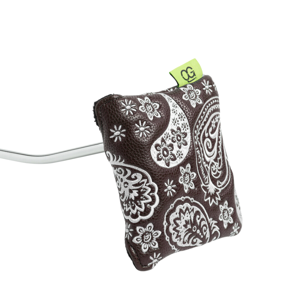 QUIET GOLF - QUIET GOLF QG Paisley Mallet Putter Cover - The Agora Bangkok