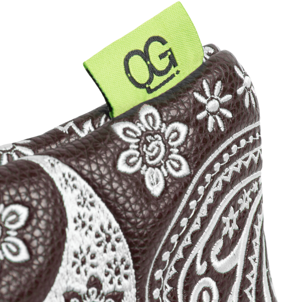 QUIET GOLF - QUIET GOLF QG Paisley Mallet Putter Cover - The Agora Bangkok