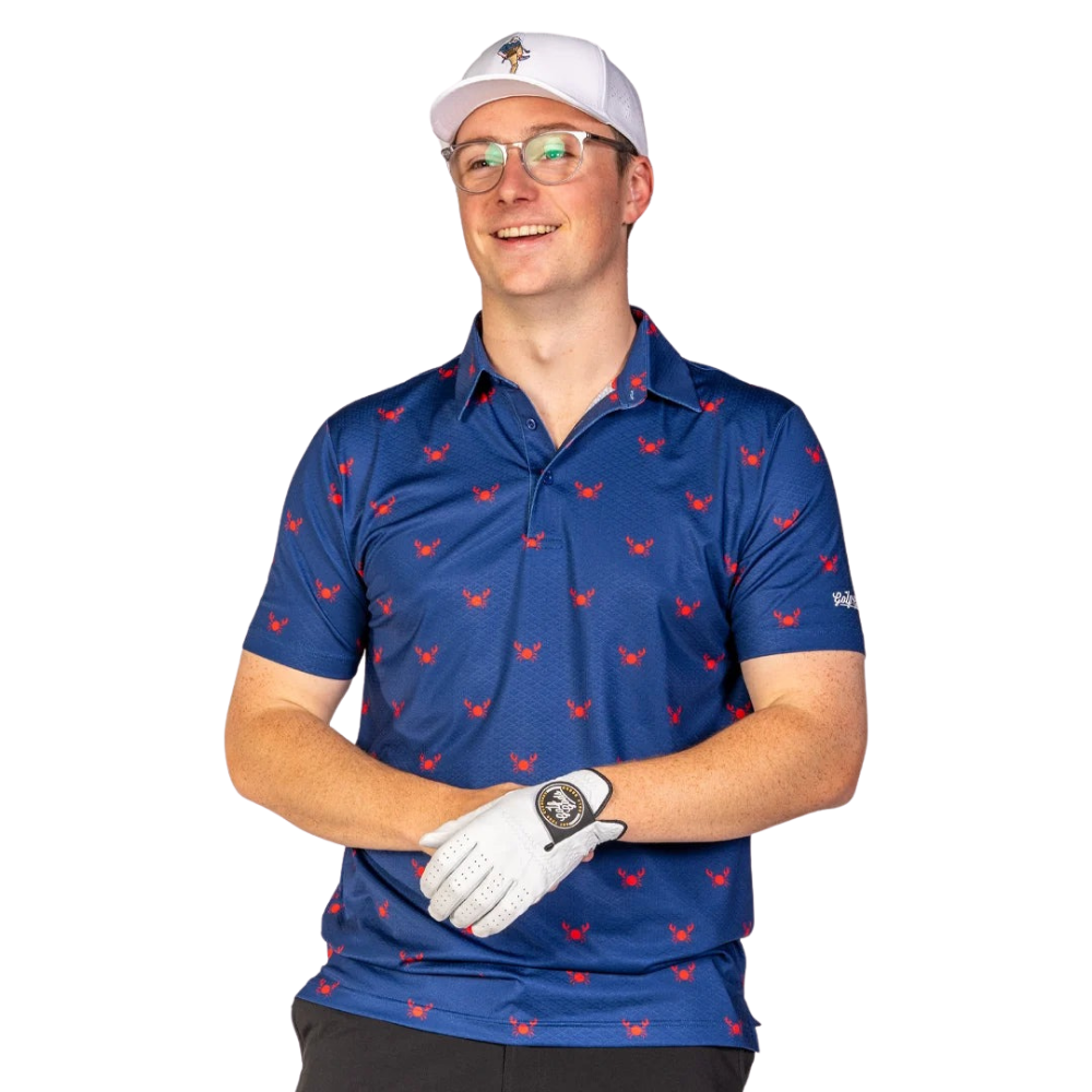 GOLF GODS Men's Pinchy Crab Cool Tech Performance