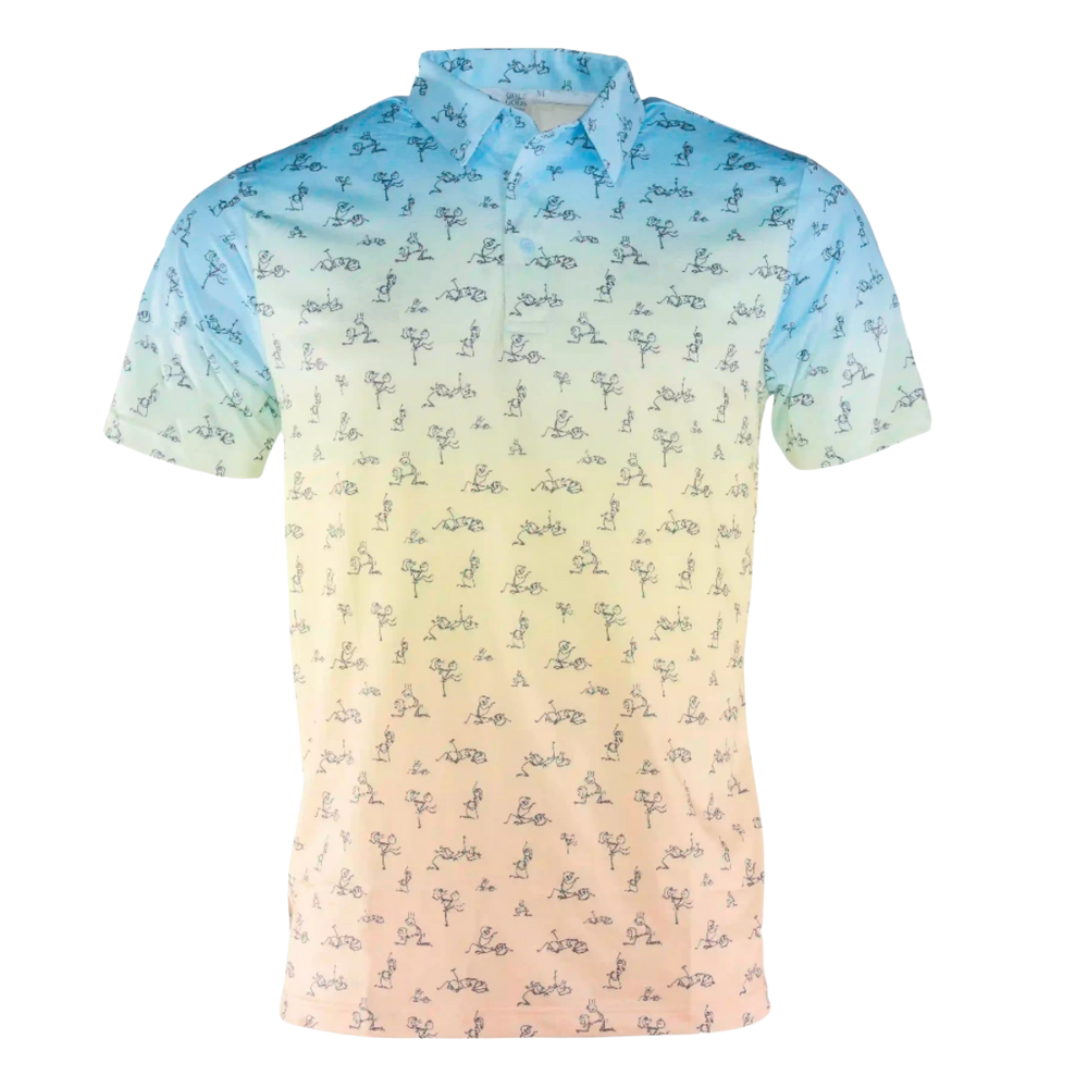 GOLF GODS - GOLF GODS Men's Stickman Cool Tech Performance - The Agora Bangkok