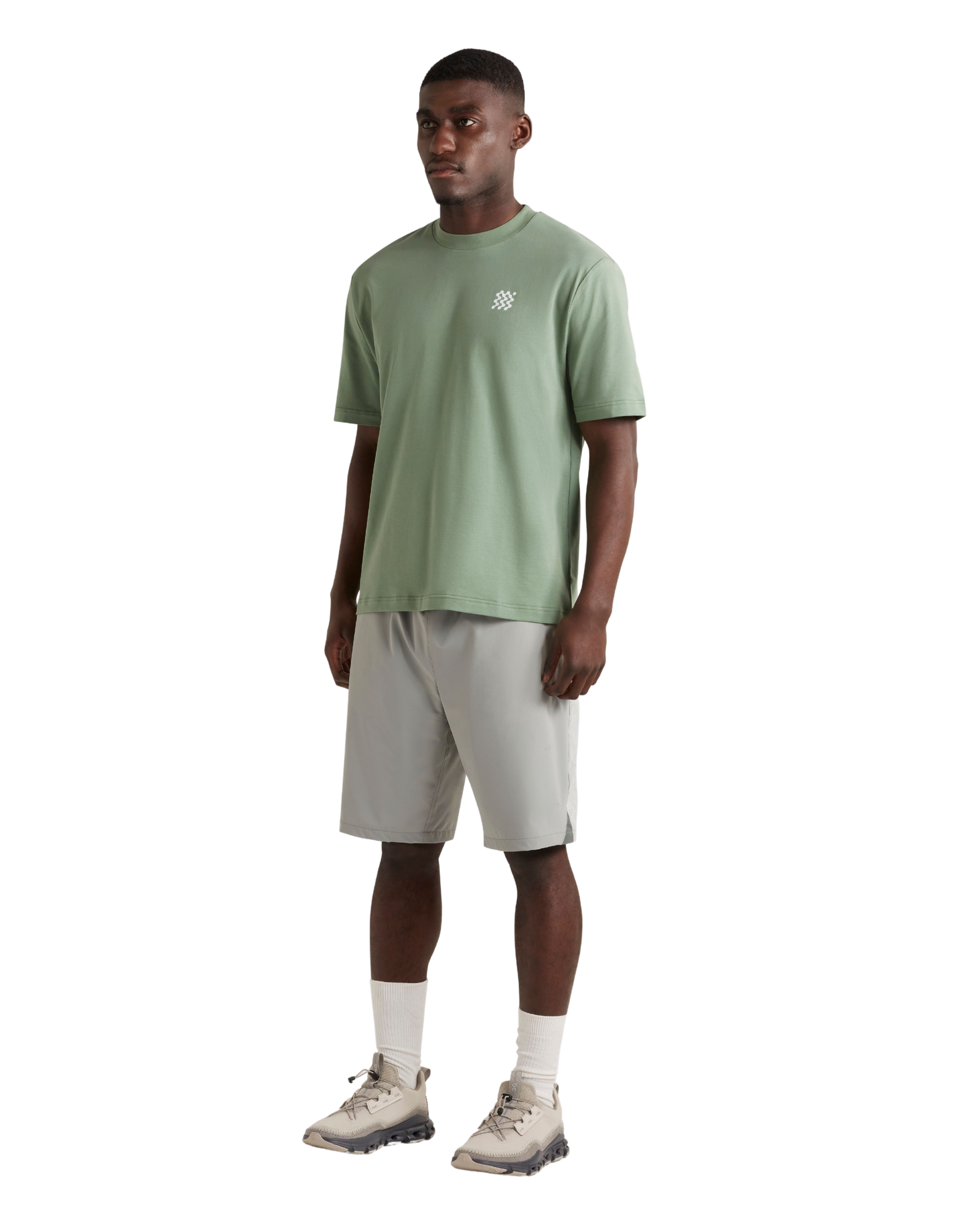 MANORS Men's MGA T-Shirt Green Model