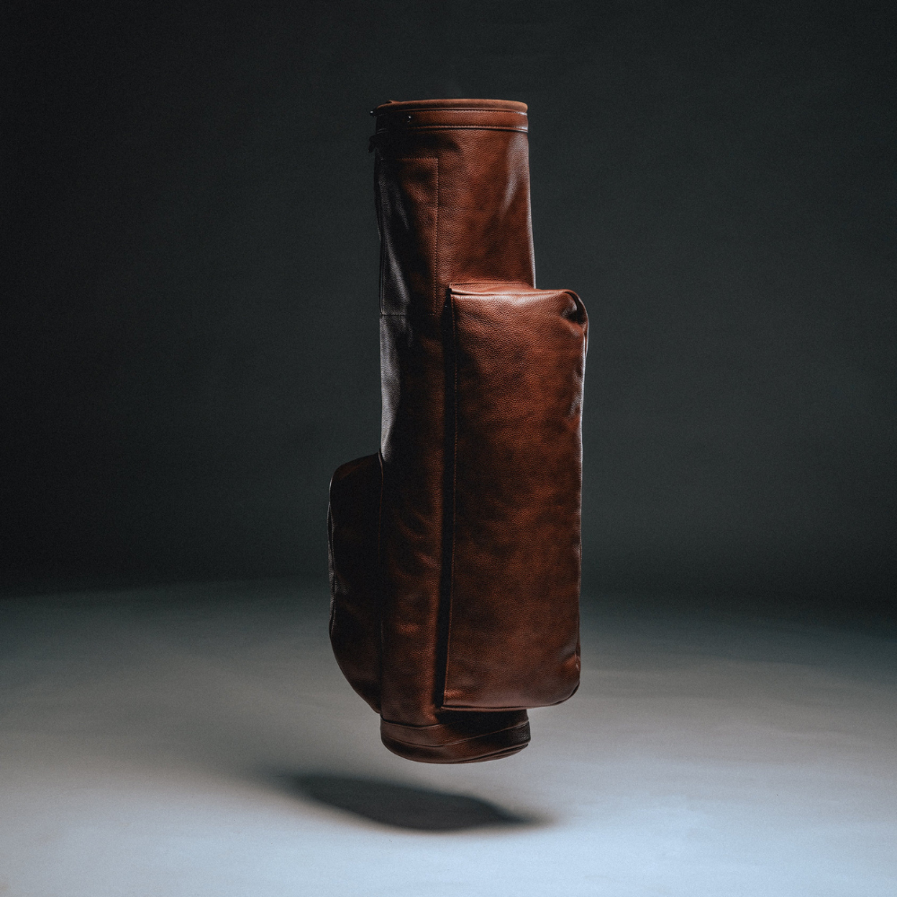 HIROKI GOLF - HIROKI GOLF Luxury Leather Sunday Golf Bag - Brown - The Agora Bangkok