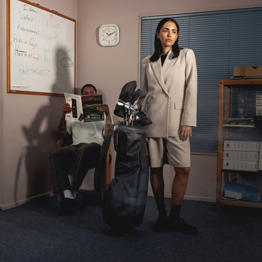 HIROKI GOLF - HIROKI GOLF Luxury Leather Sunday Golf Bag - Black - The Agora Bangkok