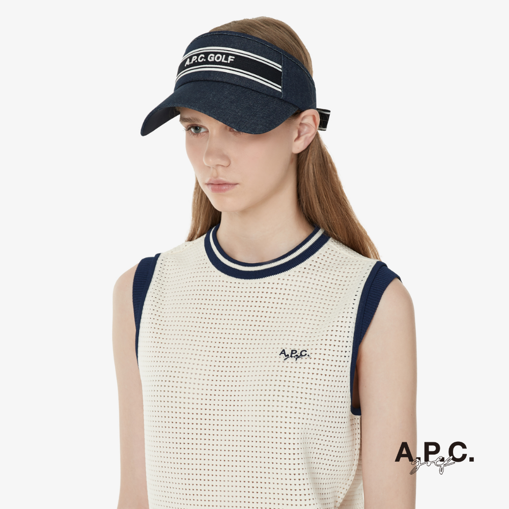 A.P.C. GOLF - A.P.C. GOLF Women's Lardy Sun Visor | The Agora
