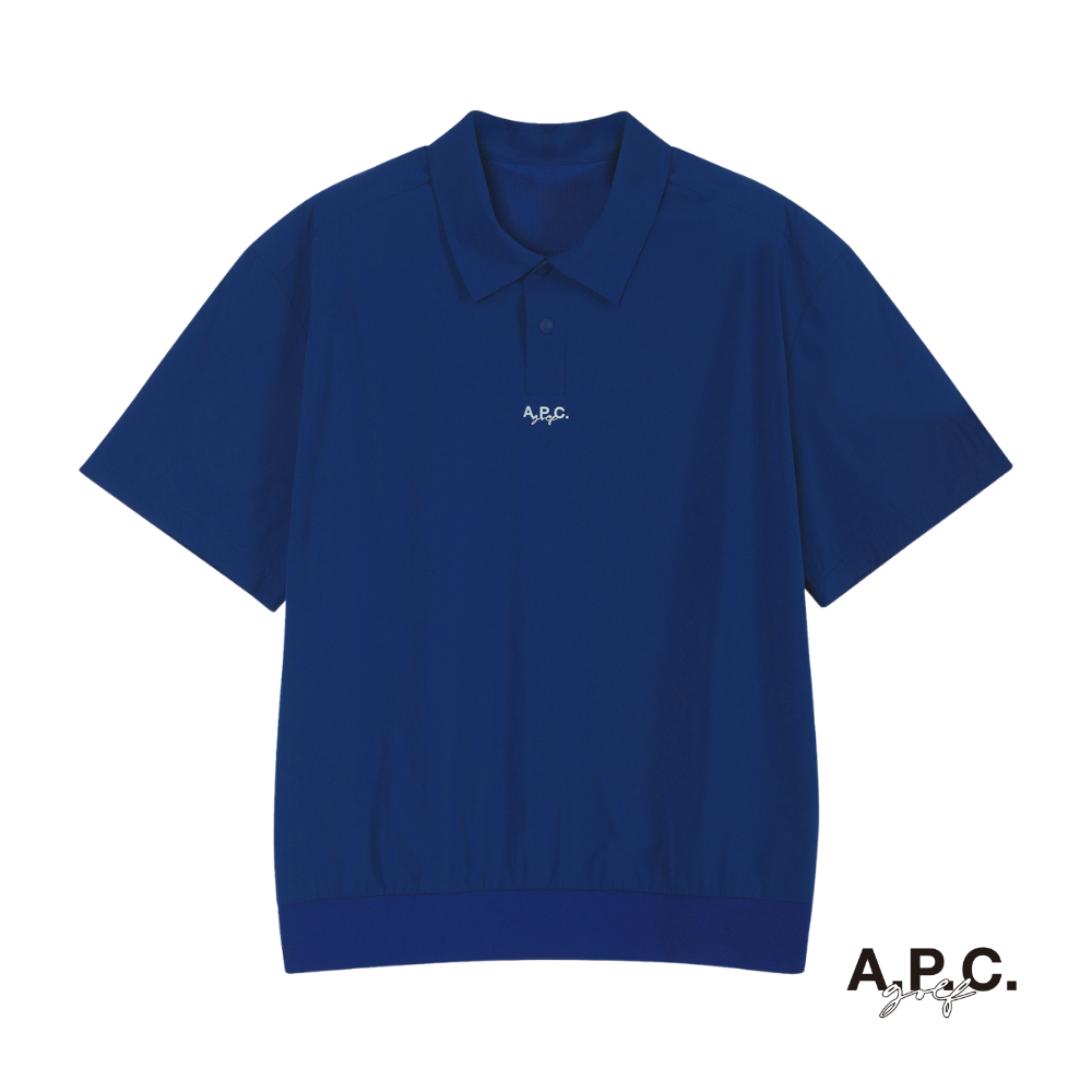 A.P.C. GOLF - A.P.C. GOLF Men's Adrien T-shirt Blue (Polo) - The Agora Bangkok