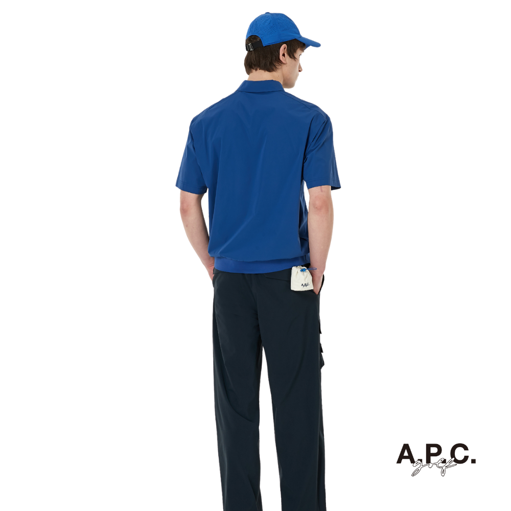 A.P.C. GOLF - A.P.C. GOLF Men's Adrien T-shirt Blue (Polo) - The Agora Bangkok