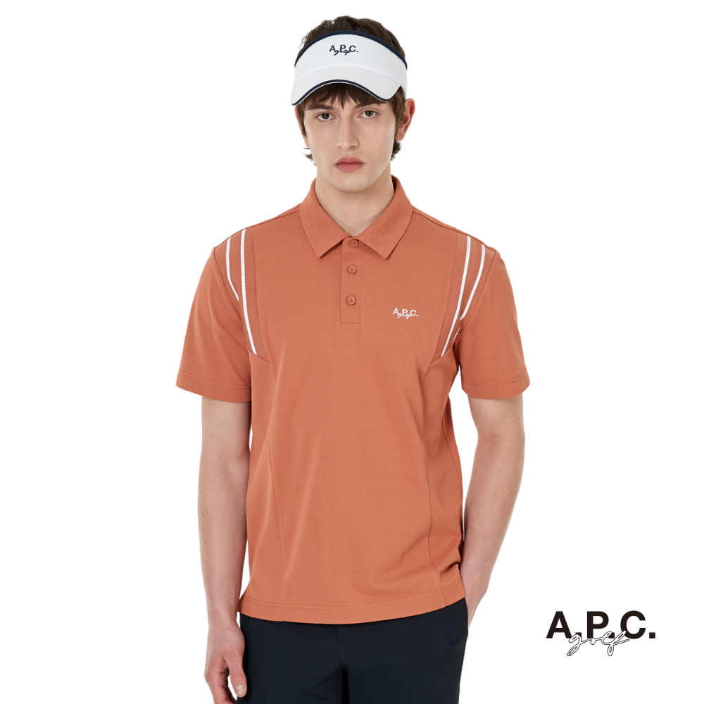 A.P.C. GOLF - A.P.C. GOLF Men's Noa T-shirt D/Orange - The Agora Bangkok