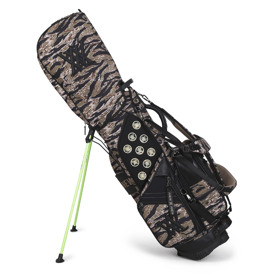 ANEW GOLF - ANEW GOLF Uni Camo Pattern Stand Bag Khaki - The Agora Bangkok