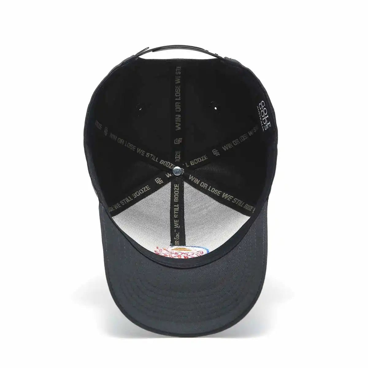GOLF GODS - GOLF GODS Bogey King Black SnapBack Golf Hat - Curved Brim - The Agora Bangkok