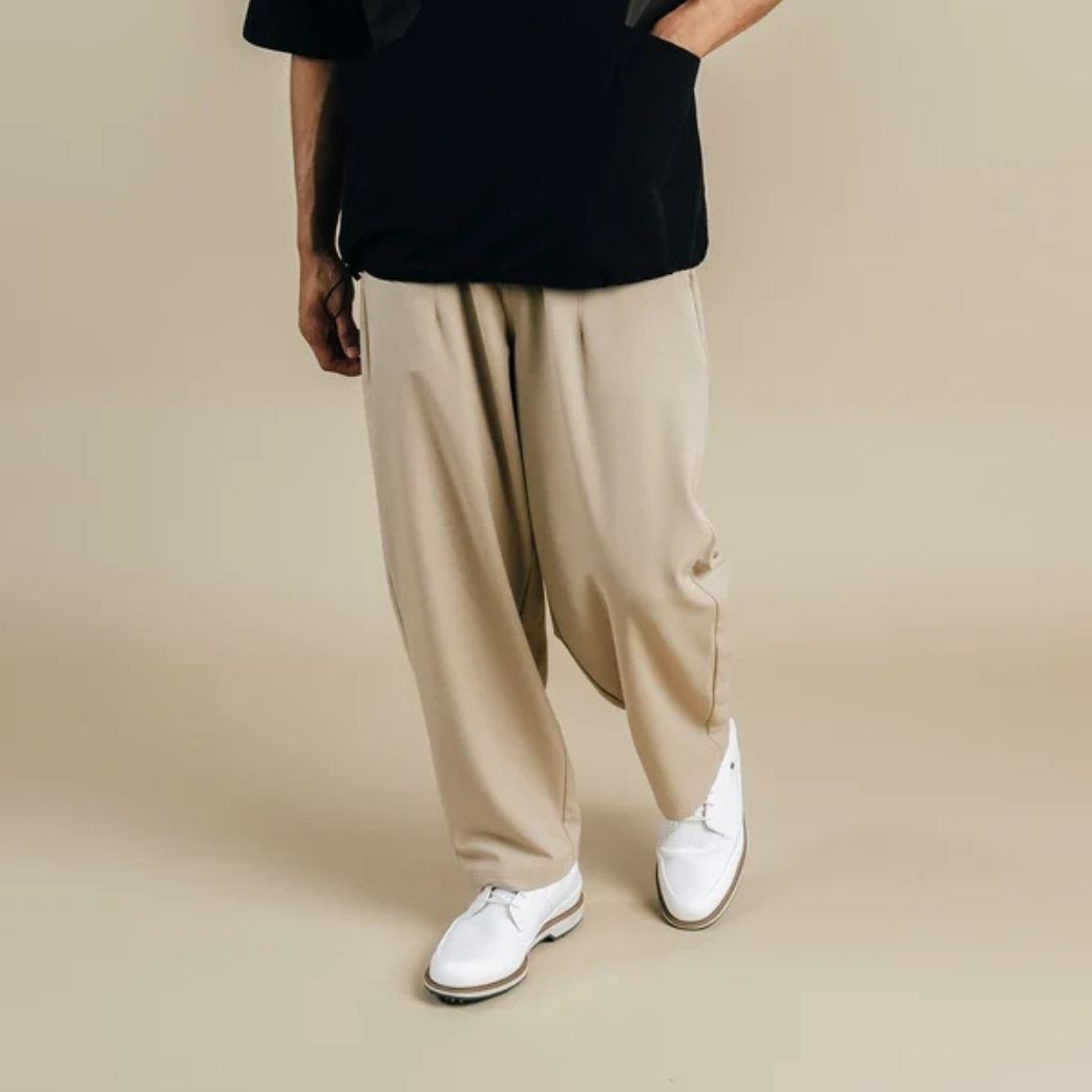 STUDENTS GOLF - STUDENTS GOLF Calculus Baggy Pleated Pants - The Agora Bangkok