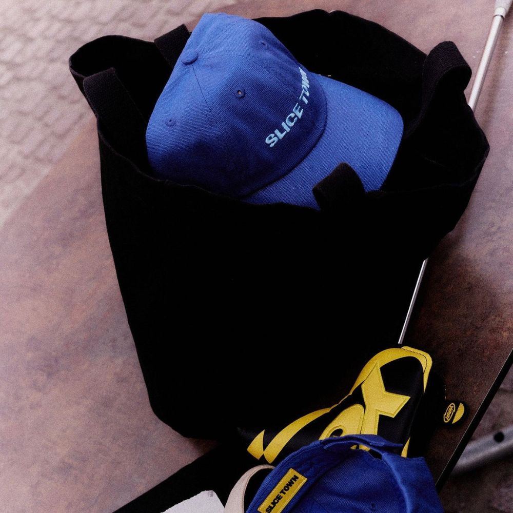 SLICE TOWN - SLICE TOWN Canvas Guy Cap - The Agora Bangkok