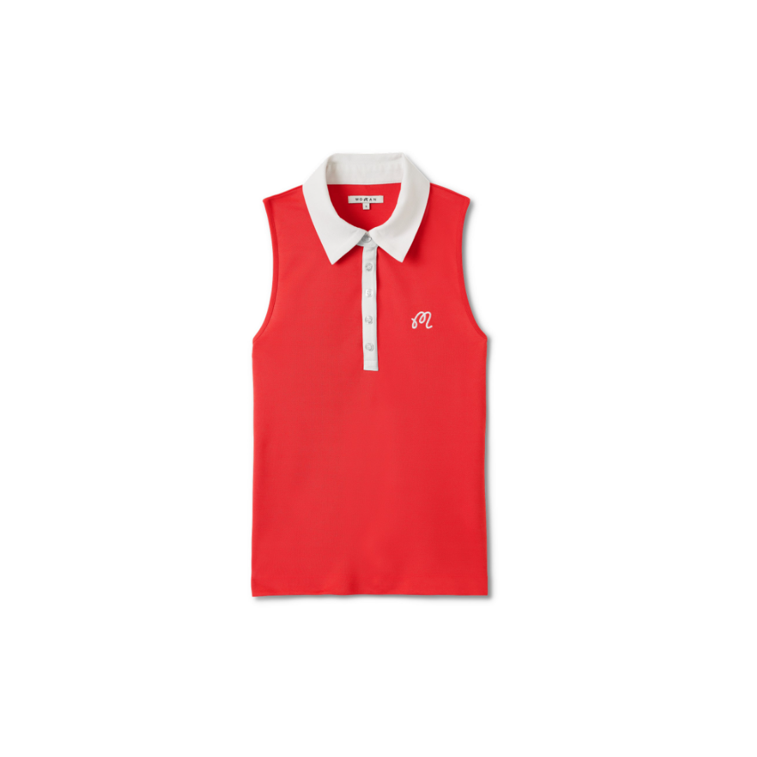 MALBON GOLF Women’s Claudia Sleeveless Polo