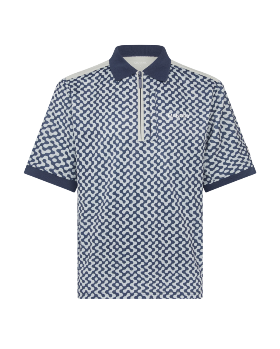 STUDENTS GOLF - STUDENTS GOLF Men's Sunny S/S Cotton Pique V-Neck Shirt - The Agora Bangkok