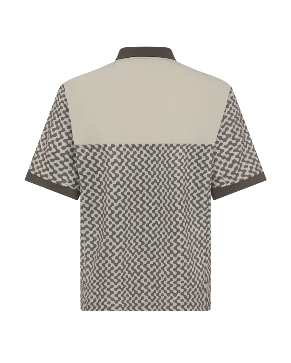 MANORS Men's Eighteenth Ranger Polo Taupe Back