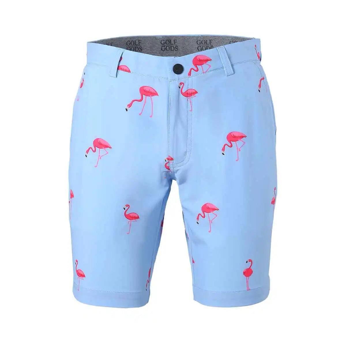 FlamingoSoftFeelGolfShorts01 front