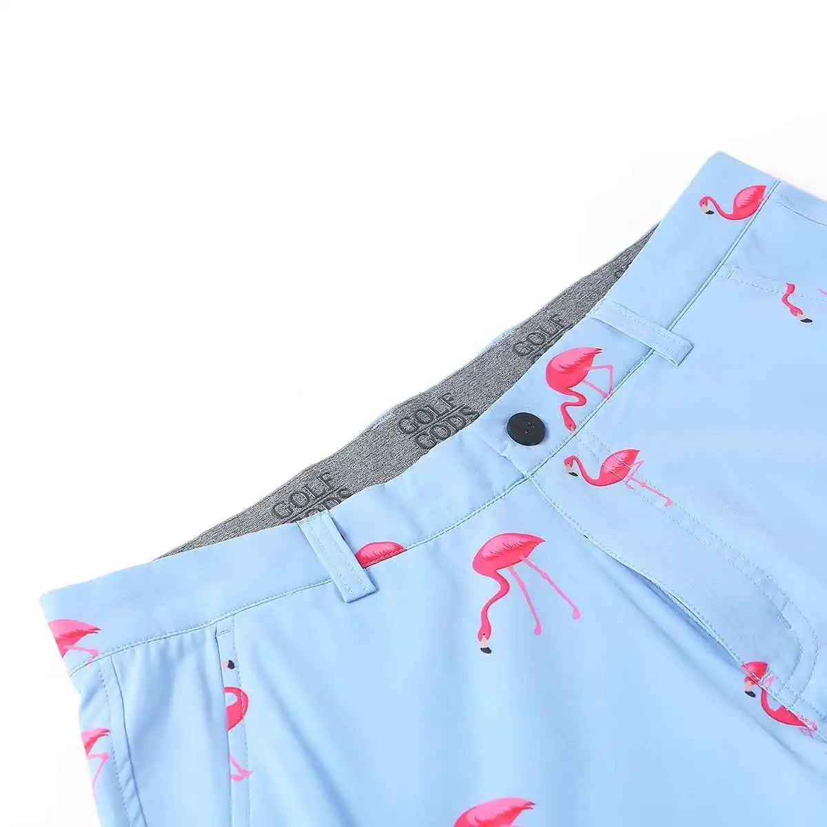 FlamingoSoftFeelGolfShorts04 detail