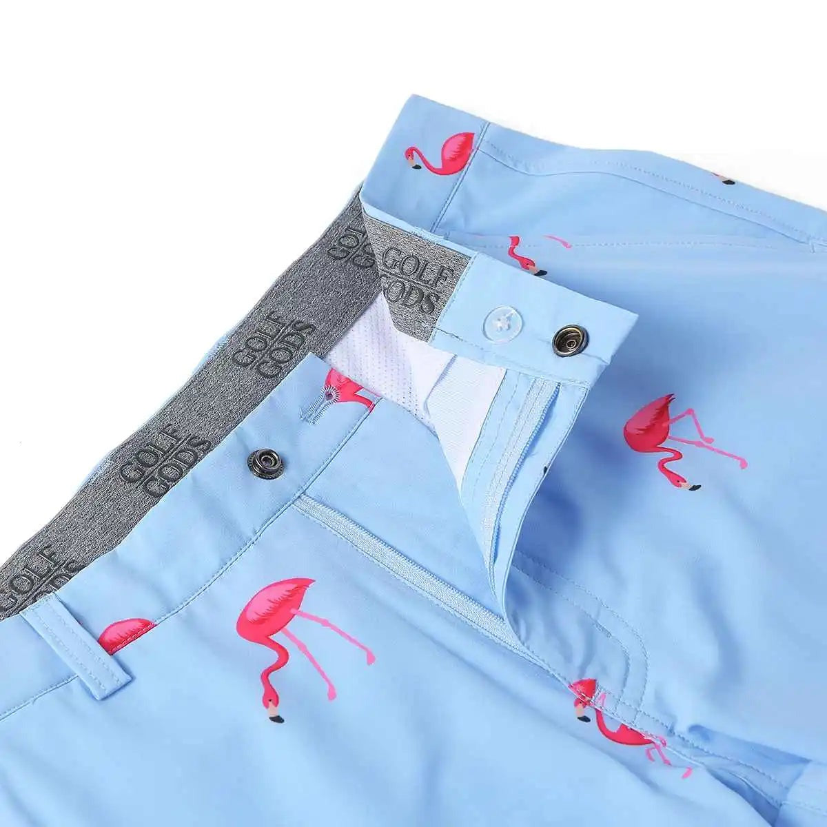 FlamingoSoftFeelGolfShorts05 detail