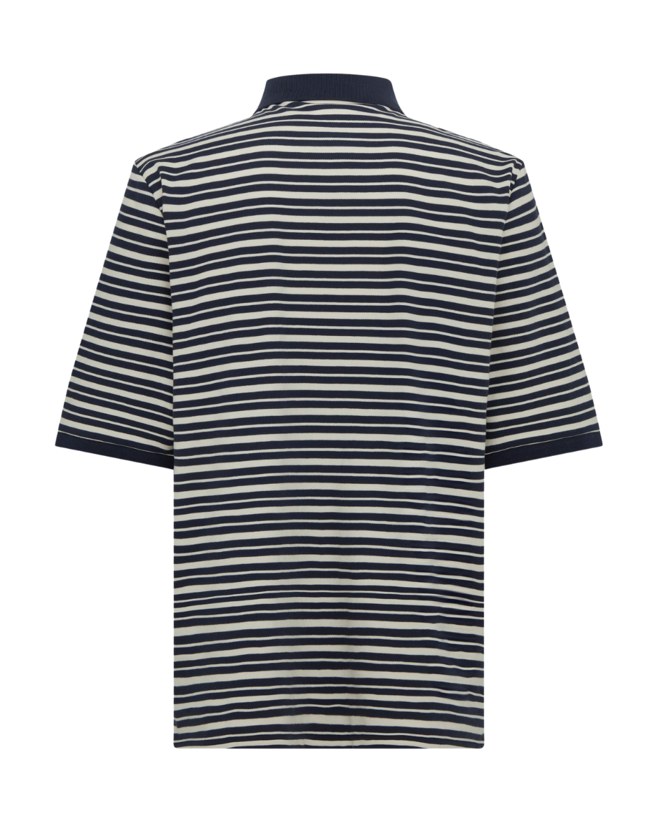 MANORS Men's G.O.A.T Pique Polo Navy Back