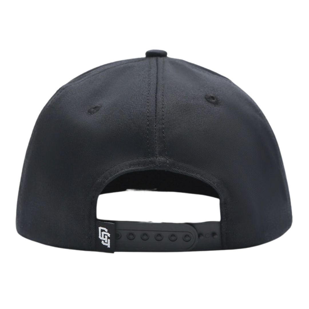 GOLF GODS - GOLF GODS Angry Golfer Black SnapBack Golf Hat - Flat Brim - The Agora Bangkok