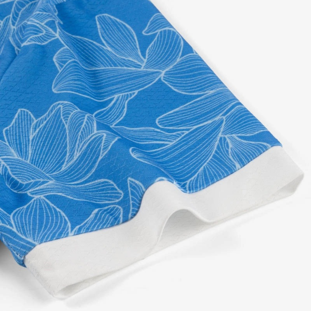 GOLF GODS - GOLF GODS Men's Azalea Blue Cool Tech Performance Polo - The Agora Bangkok