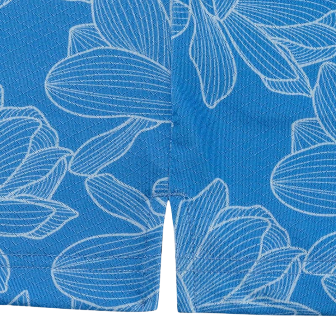 GOLF GODS - GOLF GODS Men's Azalea Blue Cool Tech Performance Polo - The Agora Bangkok