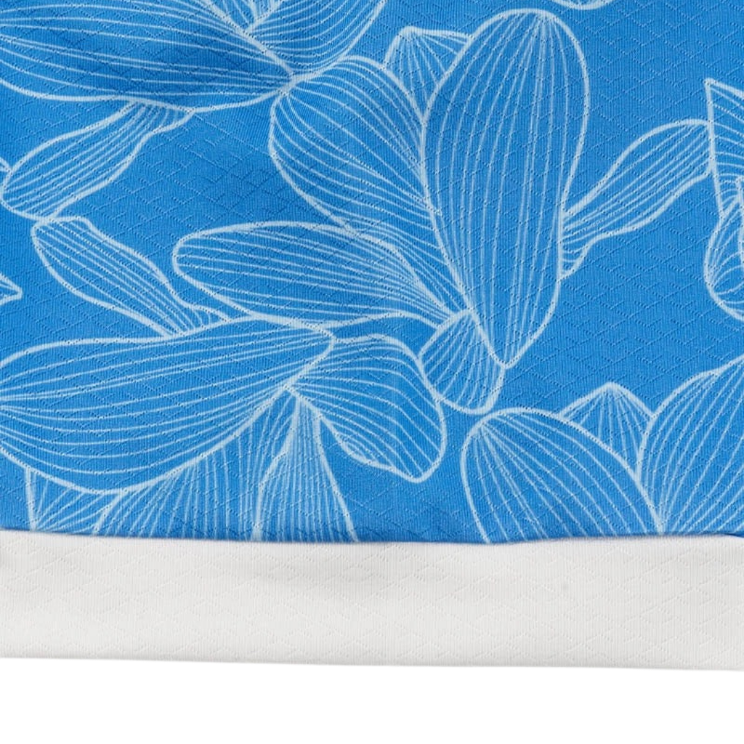 GOLF GODS - GOLF GODS Men's Azalea Blue Cool Tech Performance Polo - The Agora Bangkok