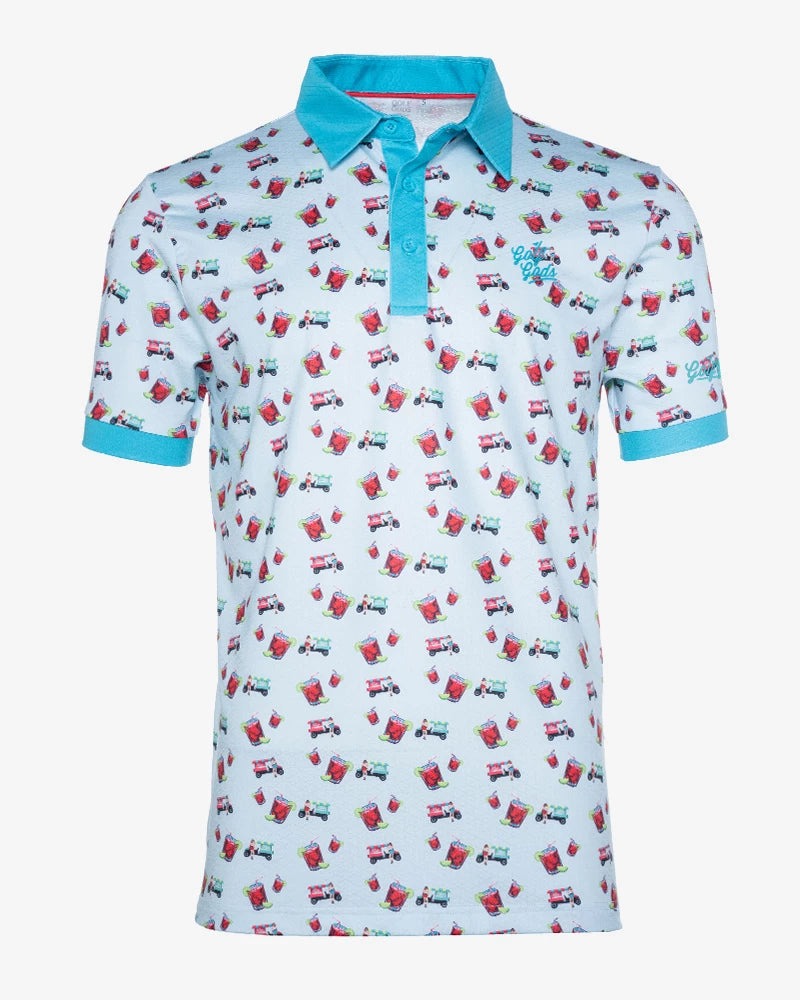 GOLFGODSCartGirlTransfusionCoolTechPerformanceGolfPolo0102 front