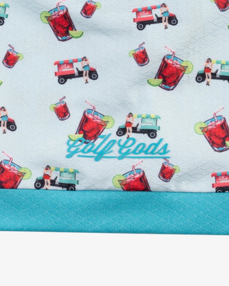 GOLF GODS - GOLF GODS Men's Cart Girl Transfusion Cool Tech Performance Polo - The Agora Bangkok