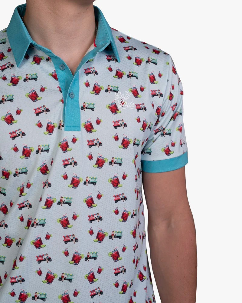 GOLF GODS - GOLF GODS Men's Cart Girl Transfusion Cool Tech Performance Polo - The Agora Bangkok