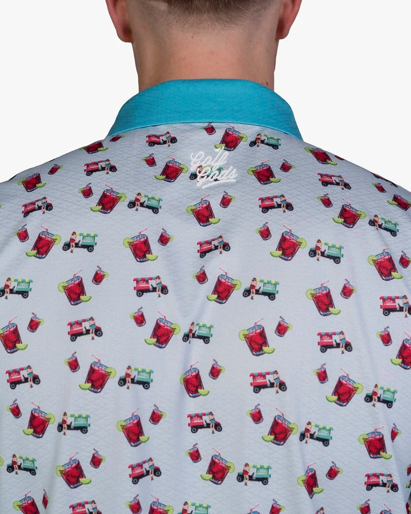 GOLF GODS - GOLF GODS Men's Cart Girl Transfusion Cool Tech Performance Polo - The Agora Bangkok