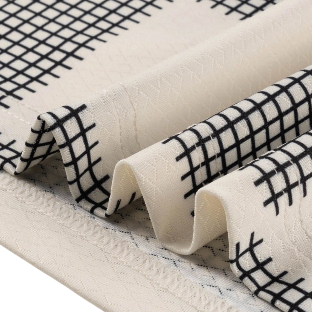 GOLF GODS - GOLF GODS Men's Checkmate Cool Tech Performance Polo - The Agora Bangkok