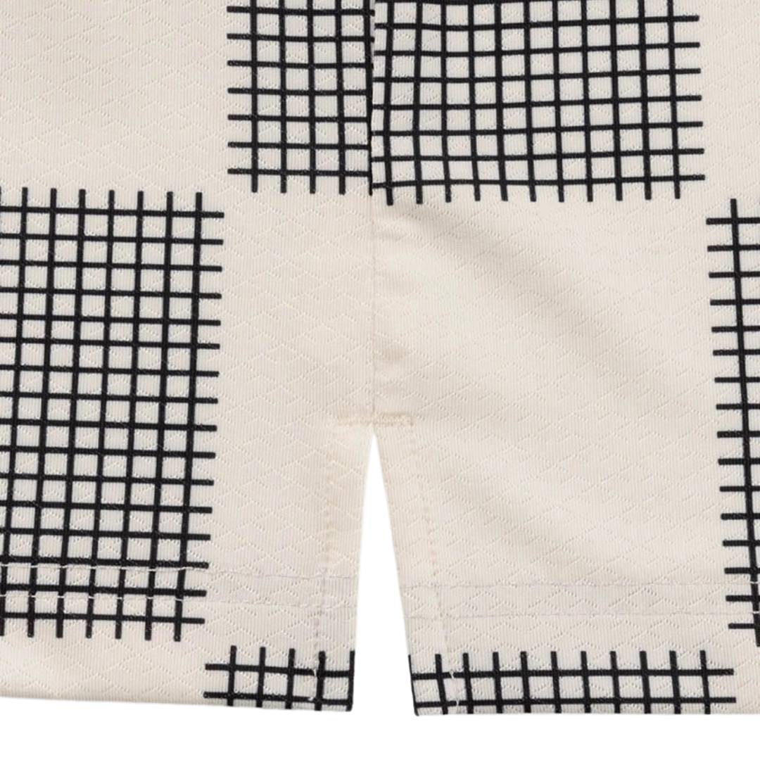 GOLF GODS - GOLF GODS Men's Checkmate Cool Tech Performance Polo - The Agora Bangkok