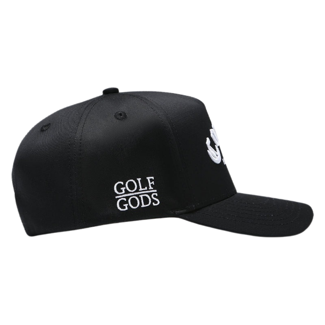 GOLF GODS - GOLF GODS Cocaine & Hookers Golf Hat in Black in Curved Brim - The Agora Bangkok