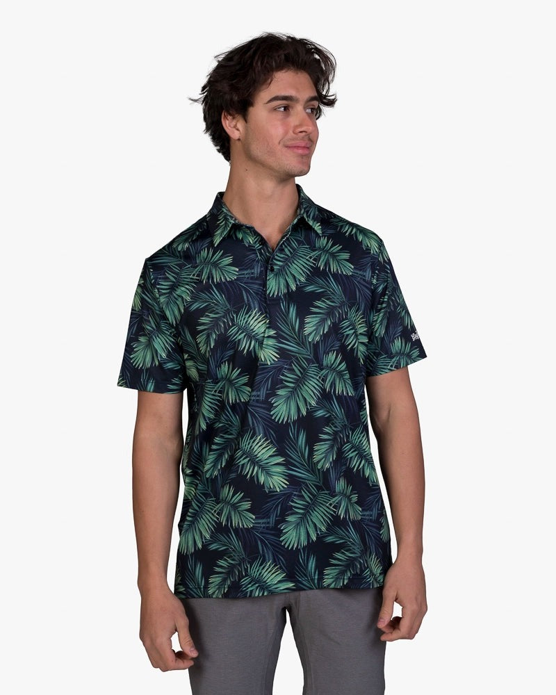 GOLF GODS - GOLF GODS Men's Coco Palm Cool Tech Performance Polo - The Agora Bangkok