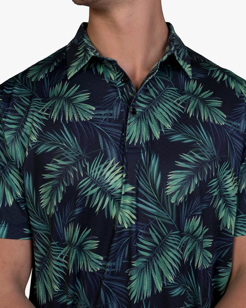 GOLF GODS - GOLF GODS Men's Coco Palm Cool Tech Performance Polo - The Agora Bangkok