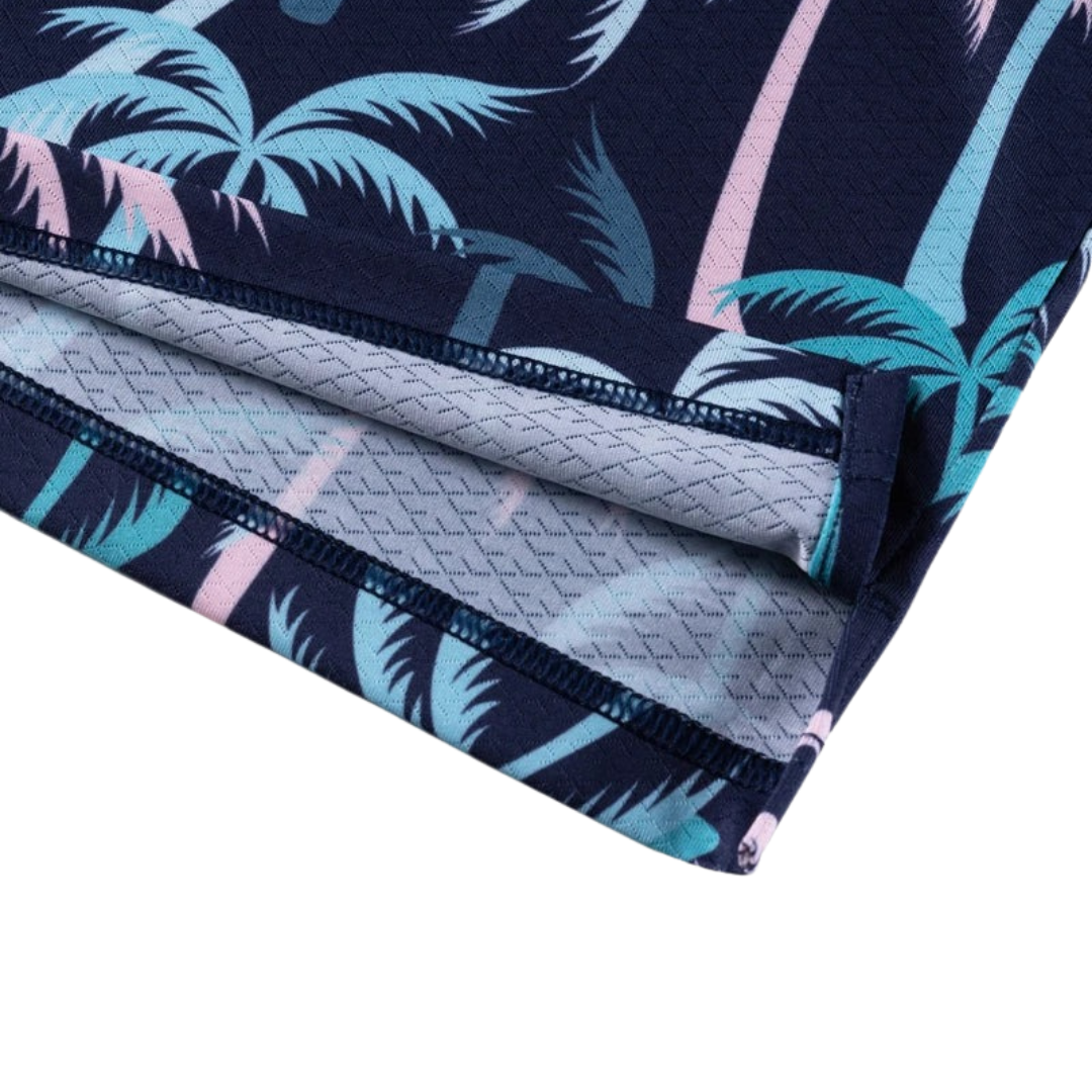 GOLF GODS - GOLF GODS Men's Coconut Palm Cool Tech Performance Polo - The Agora Bangkok