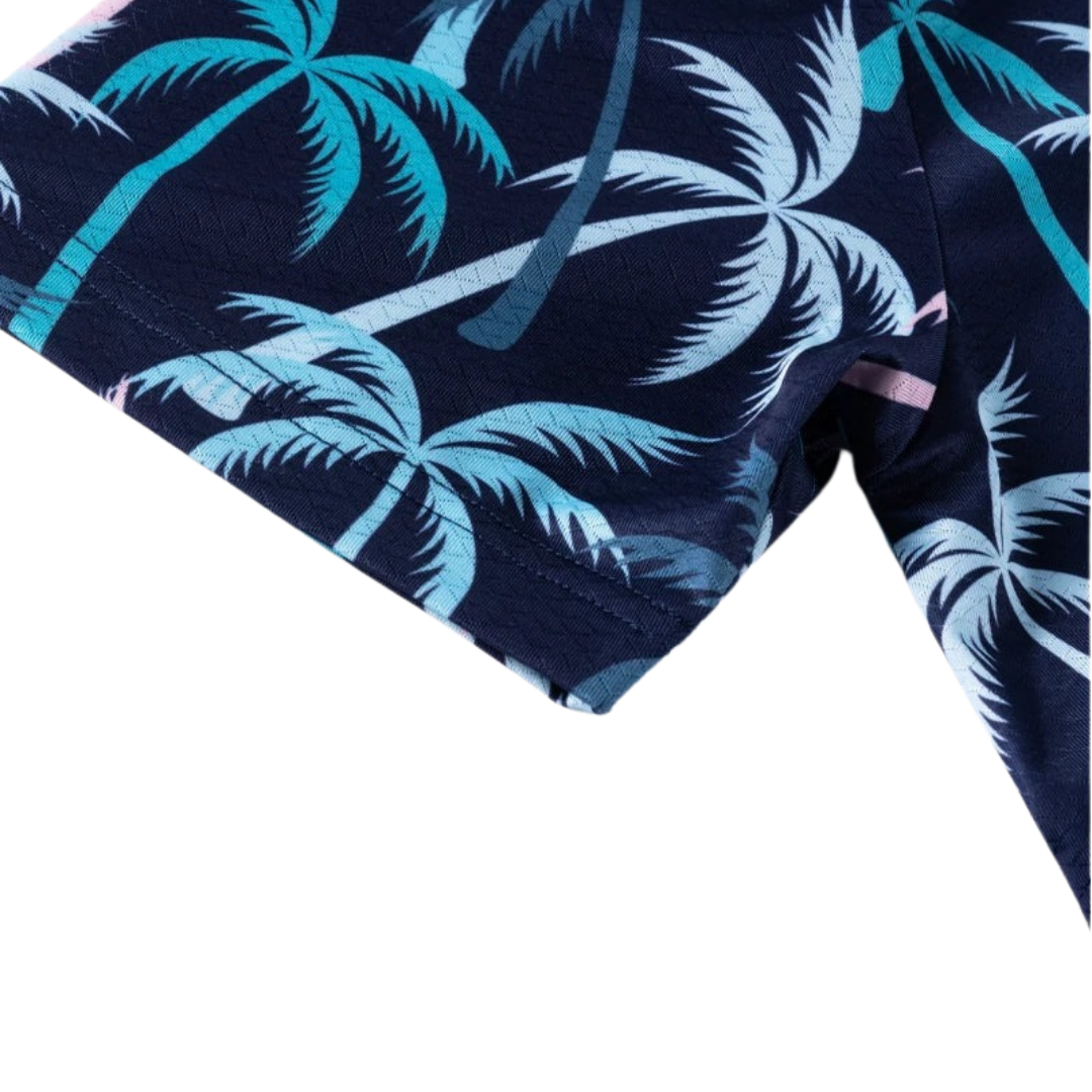 GOLF GODS - GOLF GODS Men's Coconut Palm Cool Tech Performance Polo - The Agora Bangkok