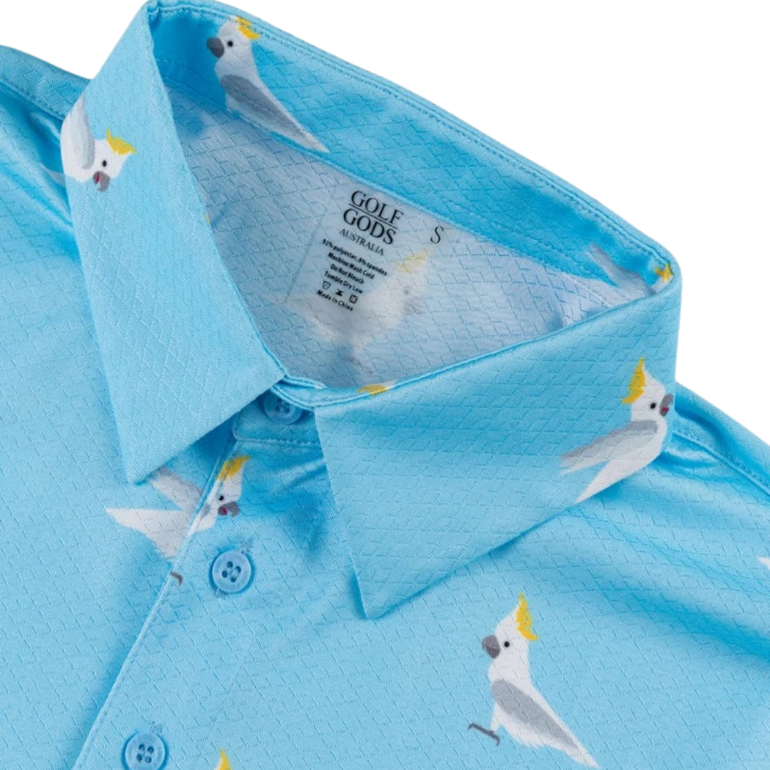 GOLF GODS - GOLF GODS Men's Cool Cocky Cool Tech Performance Polo - The Agora Bangkok