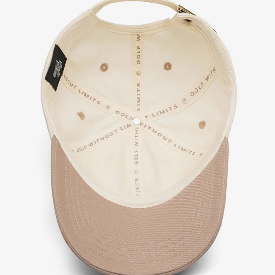 GOLF GODS - GOLF GODS Gary the Gopher Dad Hat in Cream & Beige - The Agora Bangkok
