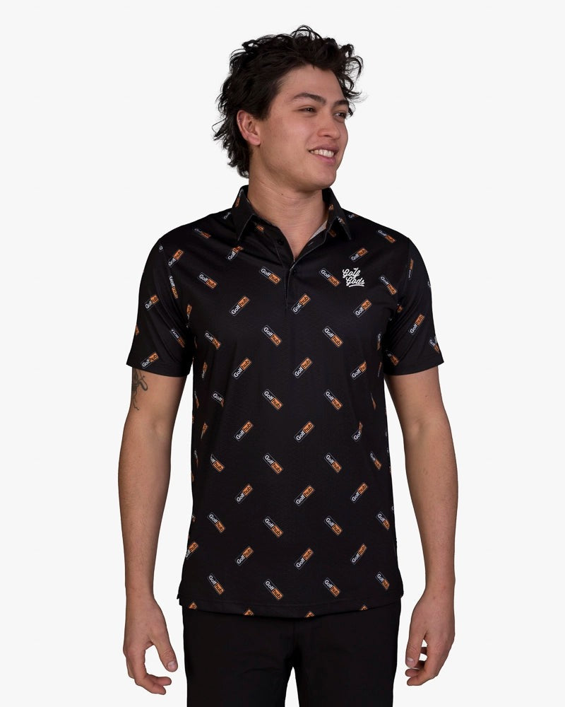 GOLF GODS - GOLF GODS Men's Golf Hub Cool Tech Performance Polo - The Agora Bangkok