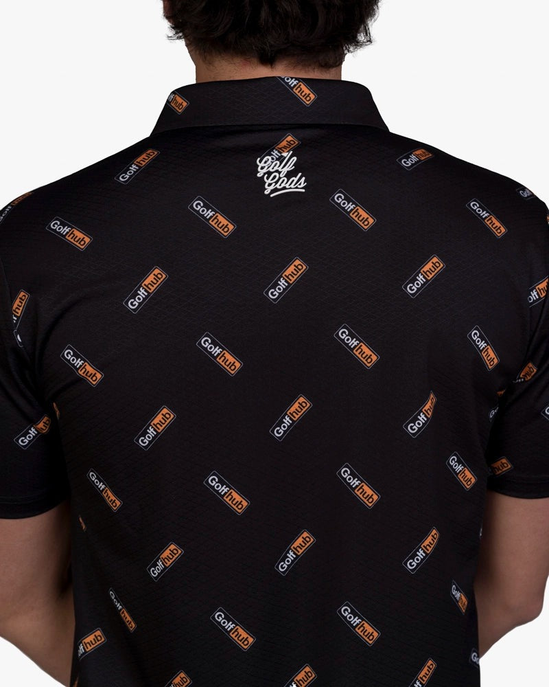 GOLF GODS - GOLF GODS Men's Golf Hub Cool Tech Performance Polo - The Agora Bangkok