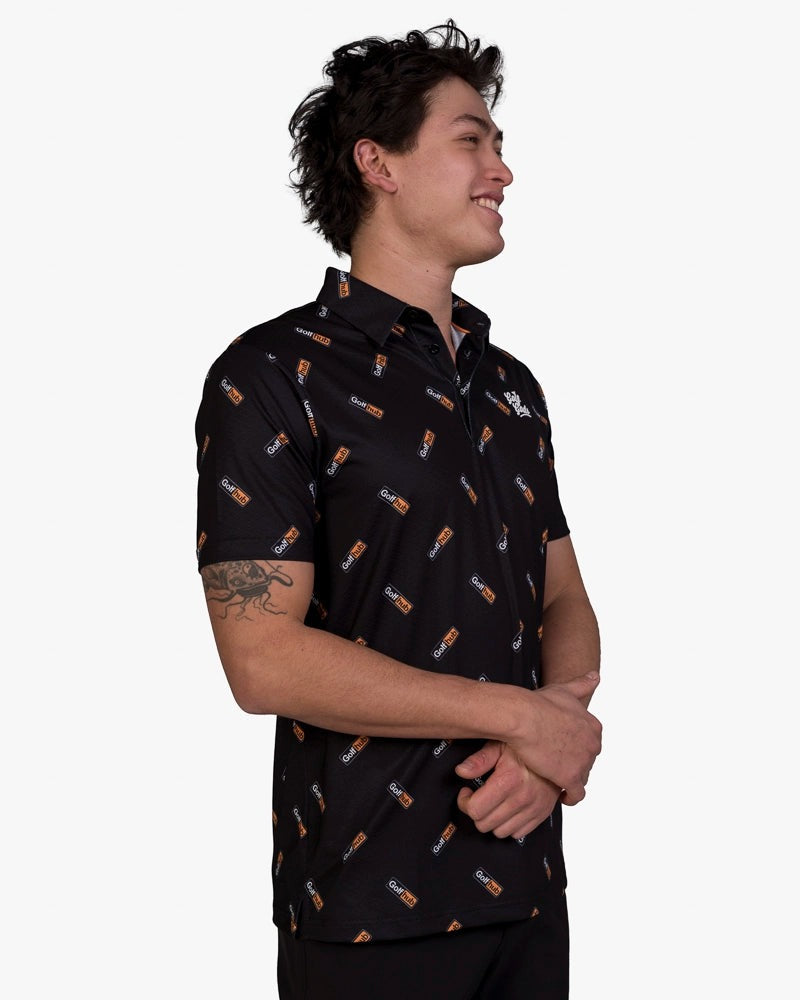 GOLF GODS - GOLF GODS Men's Golf Hub Cool Tech Performance Polo - The Agora Bangkok
