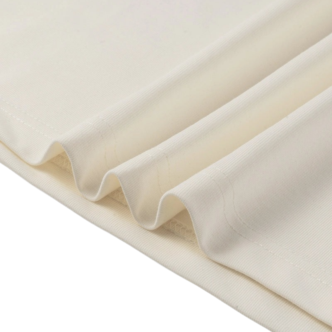 GOLF GODS - GOLF GODS Men's Legacy Golf Polo in Cream & Midnight - The Agora Bangkok