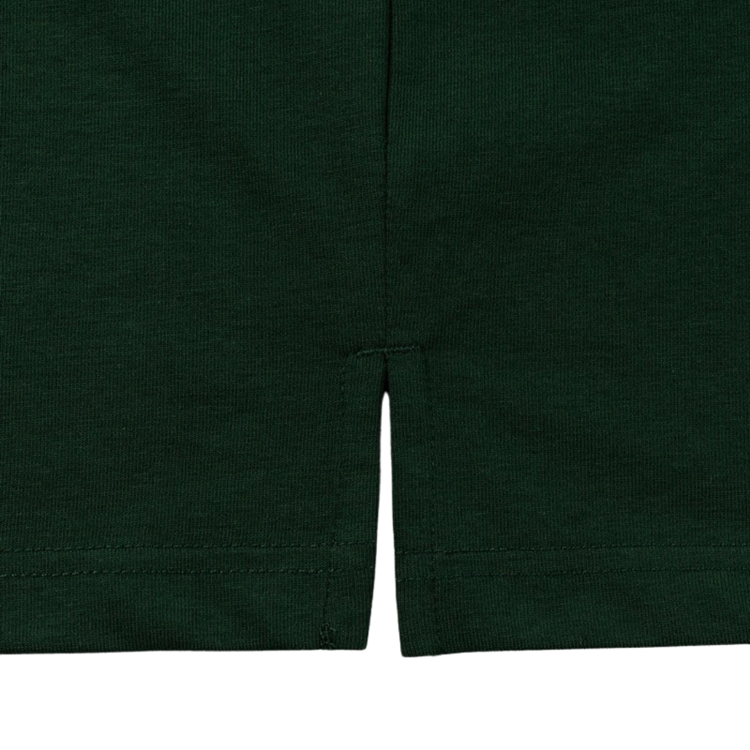 GOLF GODS - GOLF GODS Men's Legacy Polo in Forest & Cream - The Agora Bangkok